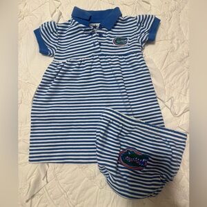 University of Florida baby girls dress/bloomers